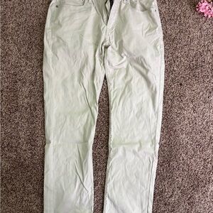 Lucky Brand Men's Cream Chinos 121 Slim Straight